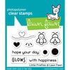 Lawn Fawn - Clear Photopolymer Stamps - Little Fireflies