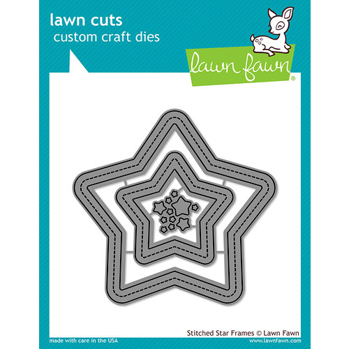 Lawn Fawn - Lawn Cuts - Dies - Stitched Star Frames