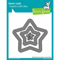 Lawn Fawn - Lawn Cuts - Dies - Stitched Star Frames