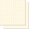 Lawn Fawn - Gotta Have Gingham Collection - 12 x 12 Double Sided Paper - Daisy