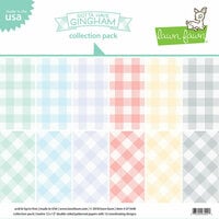 Lawn Fawn - Gotta Have Gingham Collection - 12 x 12 Collection Pack