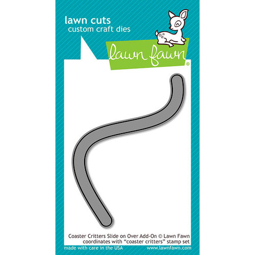 Lawn Fawn - Lawn Cuts - Dies - Coaster Critters Slide on Over Add-On