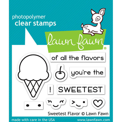 Lawn Fawn - Clear Photopolymer Stamps - Sweetest Flavor