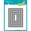 Lawn Fawn - Lawn Cuts - Dies - Stitched Scalloped Rectangle Frames