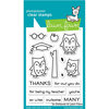 Lawn Fawn - Clear Photopolymer Stamps - So Owlsome