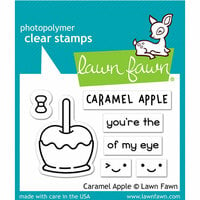 Lawn Fawn - Clear Photopolymer Stamps - Caramel Apple