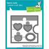 Lawn Fawn - Lawn Cuts - Dies - Reveal Wheel - Square Add-On