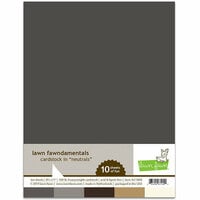 Lawn Fawn - 8.5 x 11 Cardstock - Neutrals - 10 Pack
