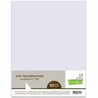 Lawn Fawn - 8.5 x 11 Cardstock - Fog - 10 Pack