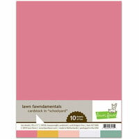 Lawn fawn - 8.5 x 11 Cardstock Pack - Schoolyard - 10 Pack