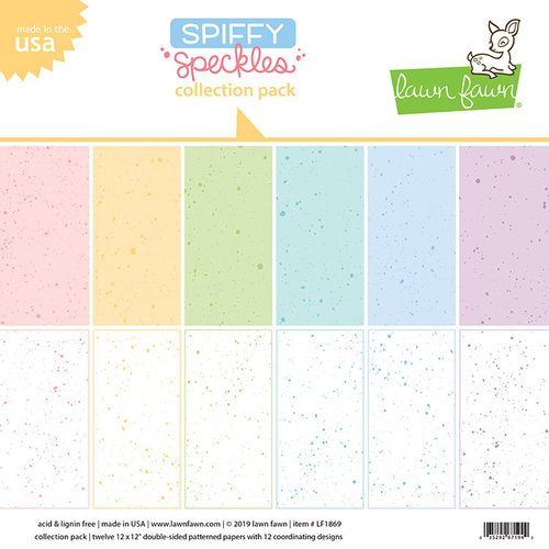 Lawn Fawn - Spiffy Speckles Collection - 12 x 12 Collection Pack