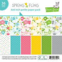 Lawn Fawn - Spring Fling Collection - 6 x 6 Petite Paper Pack