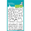 Lawn Fawn - Clear Photopolymer Stamps - Rawrsome