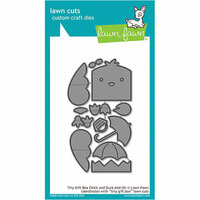Lawn Fawn - Lawn Cuts - Dies - Tiny Gift Box Chick and Duck Add-On