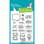 Lawn Fawn - Clear Photopolymer Stamps - Say What Pets