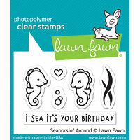 Lawn Fawn - Clear Photopolymer Stamps - Seahorsin' Around