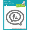 Lawn Fawn - Lawn Cuts - Dies - Outside In Stitched Speech Bubbles