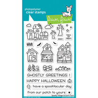 Lawn Fawn - Halloween - Clear Photopolymer Stamps - Spooky Village