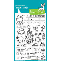 Lawn Fawn - Clear Photopolymer Stamps - Christmas Fishes