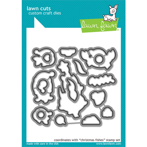 Lawn Fawn - Lawn Cuts - Dies - Christmas Fishes