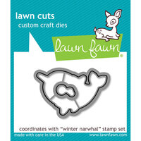 Lawn Fawn - Christmas - Lawn Cuts - Dies - Winter Narwhal