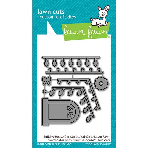 Lawn Fawn - Lawn Cuts - Dies - Build-A-House Christmas Add-On