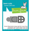 Lawn Fawn - Lawn Cuts - Dies - Reveal Wheel Build-A-House Add-On