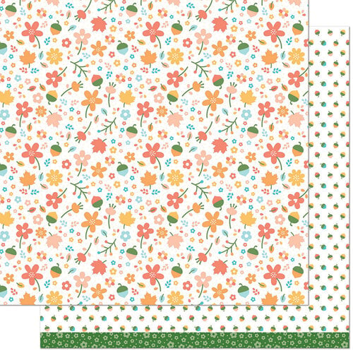 Lawn Fawn - Fall Fling Collection - 12 x 12 Double Sided Paper - Chari