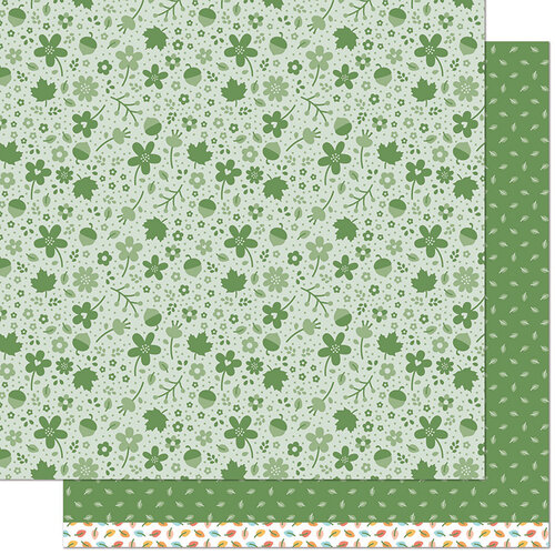 Lawn Fawn - Fall Fling Collection - 12 x 12 Double Sided Paper - Kyle