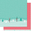 Lawn Fawn - Snow Day Remix Collection - 12 x 12 Double Sided Paper - Snowboots Remix