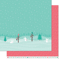 Lawn Fawn - Snow Day Remix Collection - 12 x 12 Double Sided Paper - Snowboots Remix