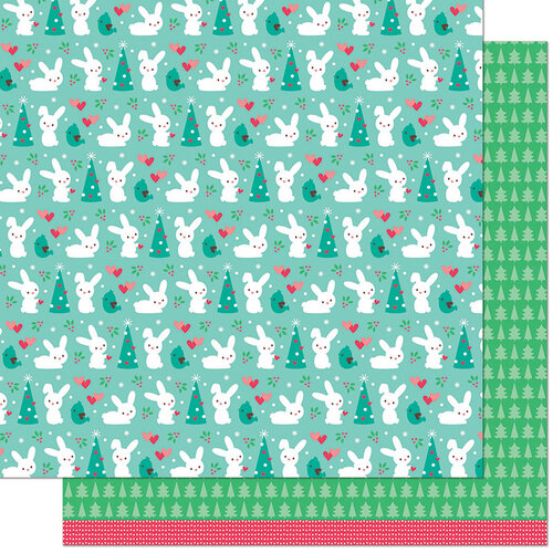 Lawn Fawn - Snow Day Remix Collection - 12 x 12 Double Sided Paper - Wool Socks Remix