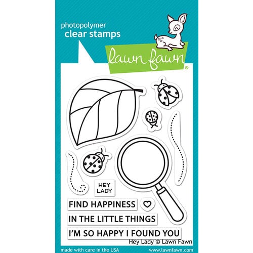 Lawn Fawn - Clear Photopolymer Stamps - Hey Lady