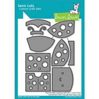 Lawn Fawn - Lawn Cuts - Dies - Tiny Gift Box Ladybug Add-On