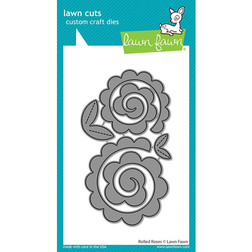 Lawn Fawn - Lawn Cuts - Dies - Rolled Roses