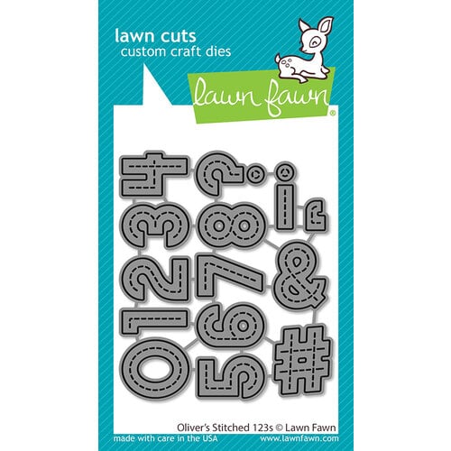 Lawn Fawn - Lawn Cuts - Dies - Oliver's Stitched 123s