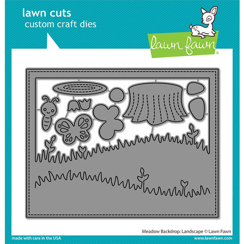 Lawn Fawn - Lawn Cuts - Dies - Meadow Backdrop - Landscape