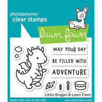 Lawn Fawn - Clear Photopolymer Stamps - Little Dragon