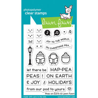 Lawn Fawn - Clear Photopolymer Stamps - Peas on Earth