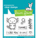 Lawn Fawn - Clear Photopolymer Stamps - I Like You A Lotl