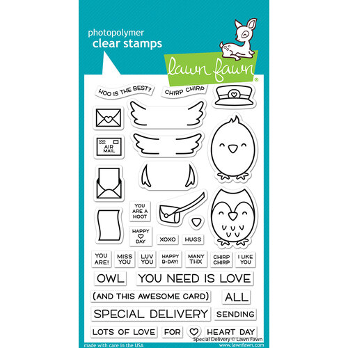Lawn Fawn - Clear Photopolymer Stamps - Special Delivery