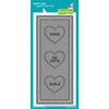 Lawn Fawn - Lawn Cuts - Dies - Scalloped Slimline with Hearts Portrait
