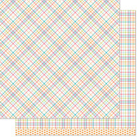 Lawn Fawn - 12 x 12 Double Sided Paper - Perfectly Plaid Remix - Kristin Remix
