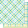 Lawn Fawn - 12 x 12 Double Sided Paper - Perfectly Plaid Remix - Ivy Remix