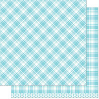 Lawn Fawn - 12 x 12 Double Sided Paper - Perfectly Plaid Remix - Nancy Remix