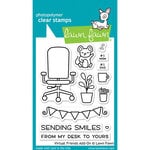 Lawn Fawn - Clear Photopolymer Stamps - Virtual Friends Add-on