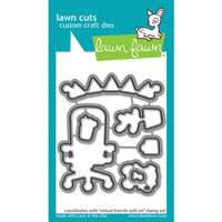 Lawn Fawn - Lawn Cuts - Dies - Virtual Friends Add-on