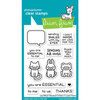 Lawn Fawn - Clear Photopolymer Stamps - Say What Masked Critters