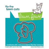 Lawn Fawn - Lawn Cuts - Dies - Flip-Flop - I Love Youcalyptus