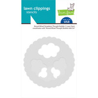 Lawn Fawn - Stencils - Reveal Wheel Templates - Thought Bubble